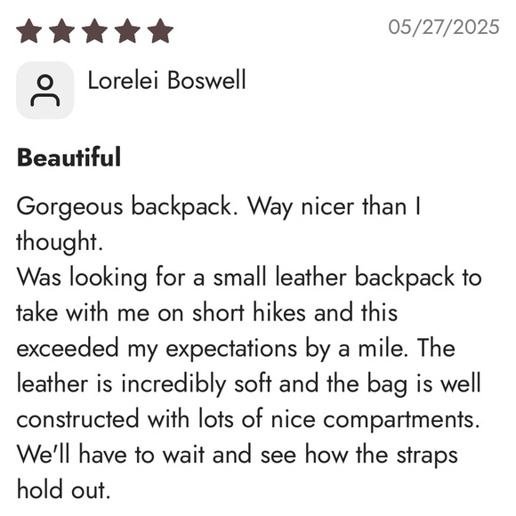 NWOT Montana West Faux Leather Conceal Carry Backpack - Picture 12 of 12